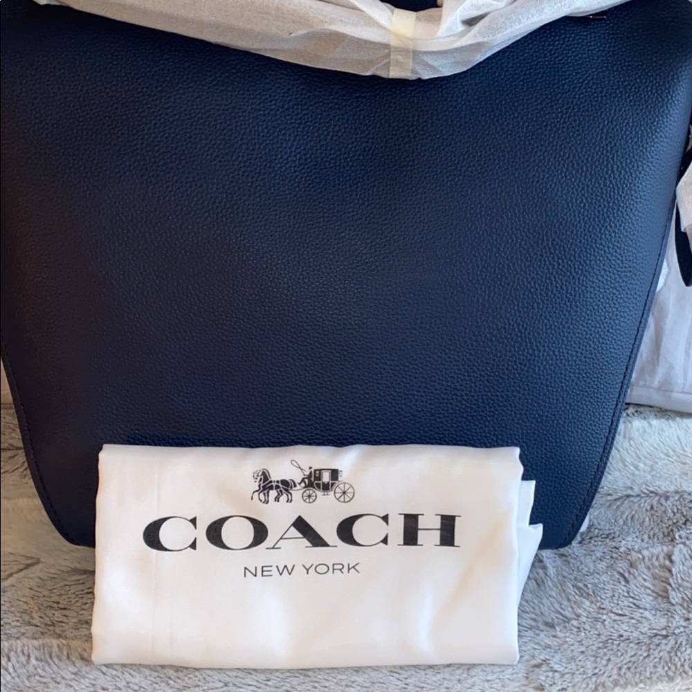 Coach NTURL LTHR DFFLT (navy blue)
